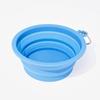 Ciotola Pieghevole per Cani, Ciotola Pieghevole per Gatti con Moschettone, Ciotola Portatile in Silicone per Animali Domestici Cani Gatti Viaggio Campeggio