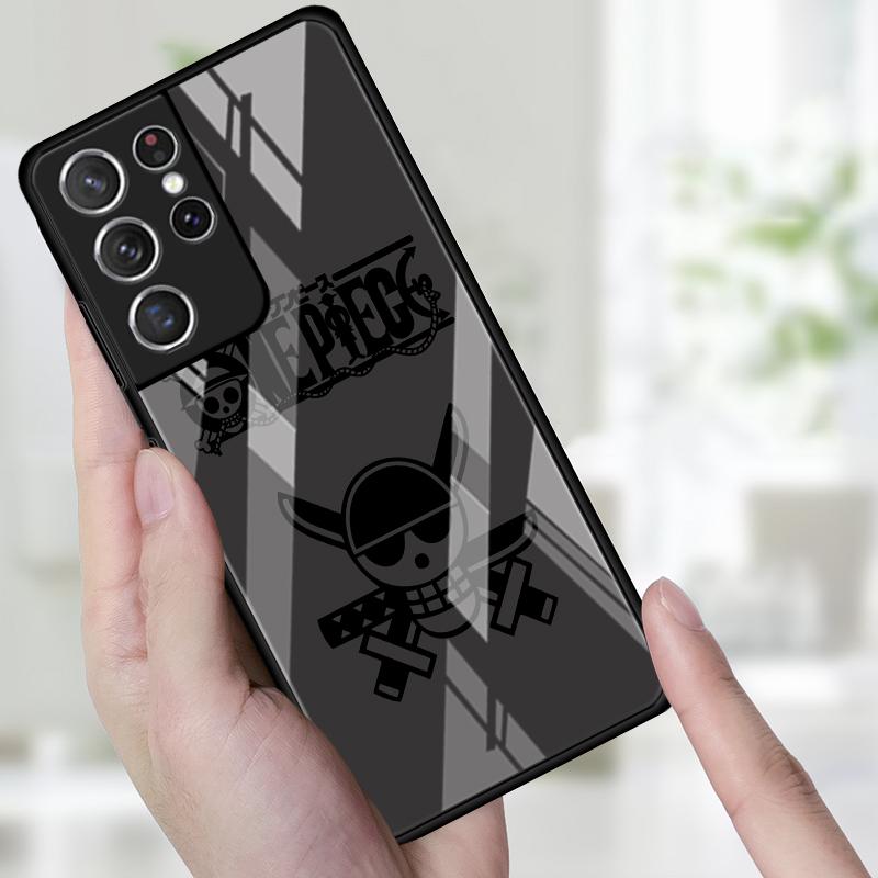 Anime OneS P-ieceS Logo Case for Samsung Galaxy S25 Note 10 20 8 9 S9 S23 Plus S10 S20 FE S24 Ultra S22 S21 S8 Phone Cover