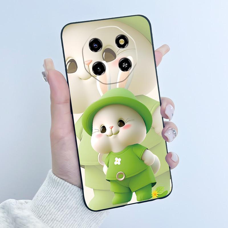 Soft TPU Phone Case For Blackview Shark 6 Cute Love Heart Rabbit Silicone Protective Cover For BLACKVIEW Shark6 5G Shell Funda