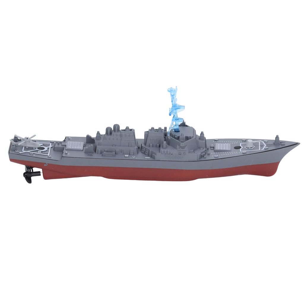 2.4G RC Aircraft Carrier Toy Simulated Dual Propeller Water Sensor Remote Control Ship Toy