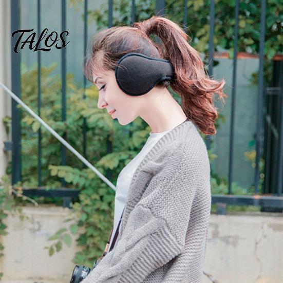 Adjustable Windproof Ear Covers Foldable Winter Muffs for Men Women, Fleece Warm Warmers, Autumn Daily Commuting Gear Portable Outdoor Cold