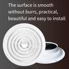 Adjustable Air Ventilation Cover Round Ducting Ceiling Wall Hole ABS Air Vent Compact Design Convenient Maintenance