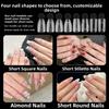 Quick Extension French Nail Dual Forms 14 Sizes Acrylic Nail Art Mold  Nail Art