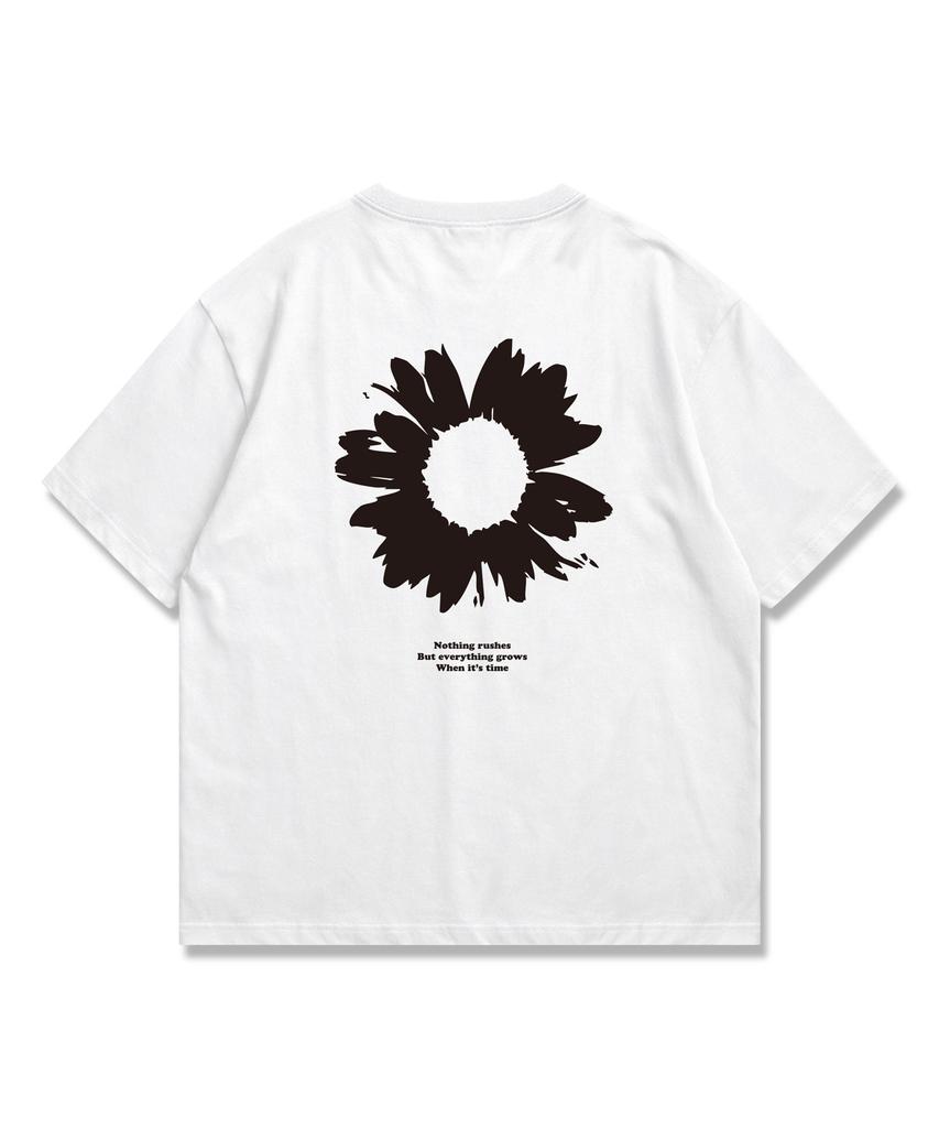 ORIGINALDAY Daisy Flower Oversized Short Sleeve T-Shirt 4 Colors