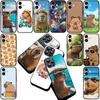 Cartoon C-Capybaras Kawaii Silicone Cover for Xiaomi Redmi Note 12 11 10 Pro 10A 10C 12C 13C Note12 12Pro Coque Phone Case