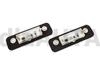 Ford Fiesta MK6 Fusion Mondeo MK2 LED license plate lights 2 pcs set