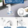 KDD Desk Organizer Swivel Headphone Stand with Drink Holder Desk Headphone Detachable Controller Stand Pen Holder and Cup Holder Easy Stable Headphone