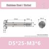 Single-Slot Stainless Steel M3*D4D5 Shoulder Head Bolt with Smooth Shank and Partial Thread