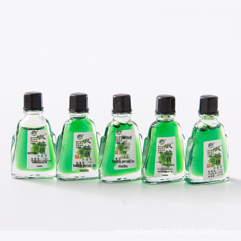 Mu Bing 3ML Wind Oil: Refreshing Cooling Essence, Student Sleep Aid & Mosquito Itch Relief.