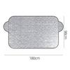 Car Windshield Cover for Ice and Snow Snowproof Iceproof UV Sunshade Universal for Most Cars with Mirror ProtectorWindshield Sunshades 1
