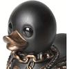 1 pz Anatra a Tema Gothic Punk Rock, Statuetta a Forma di Anatra, Ornamento per Auto Leggero in Resina Fatto a Mano, Regalo per Decorazione Casa Stanza - Stile 3