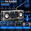 DIY FM Radio Kit 87.5-108MHz with Digital Display Type-C Interface High Sensitivity RDA5807M Module for Learning Electronics