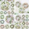 Charming 40cm Artificial Rose Peony Flower Garland With No Color Fading