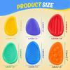 6PCS Fidget Toys Sensory Stone Set Soft Textured Worry Stones for Autism Calming Silicone Sensory Autism Toys for Anxiety Relief