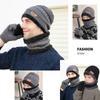 Set Touch Screen Gloves Winter Warm Neck Warmer Beanie Hat And Neck Scarf Hat Scarf Gloves Set