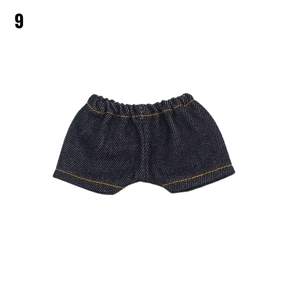 10CM Doll Clothes Fashion Tops Denim Jacket Casual Wears Jeans Pants For 1/12 Dolls Clothes Accessories Kids Toys