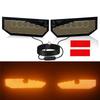 2PCS Devil Eyes Light Car Window Flexible LED Display Screen Matrix Pixel Panel Demon Dynamic Eye Light For Car Truck Windshield