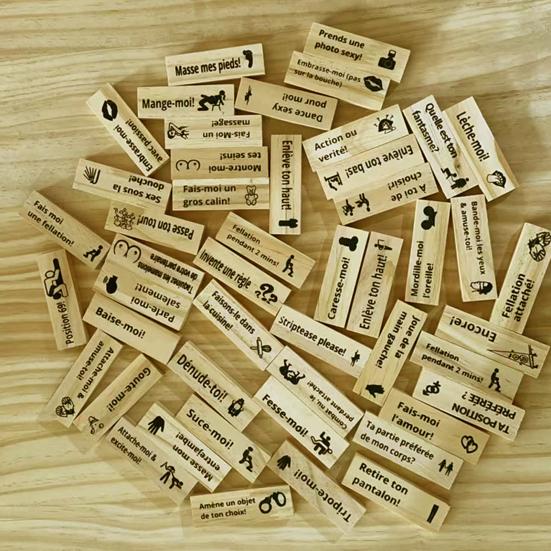 Set Torre di Blocchi per Appuntamenti Sfide per Adulti Set di Blocchi da Costruzione Impilabili Gioco di Impilamento Torre di Blocchi per Serata di Appuntamenti di Coppia