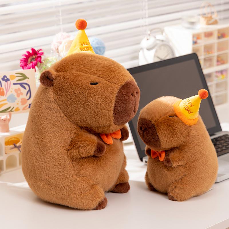 Adorable Capybara Plush Toy & Ornament Cushion