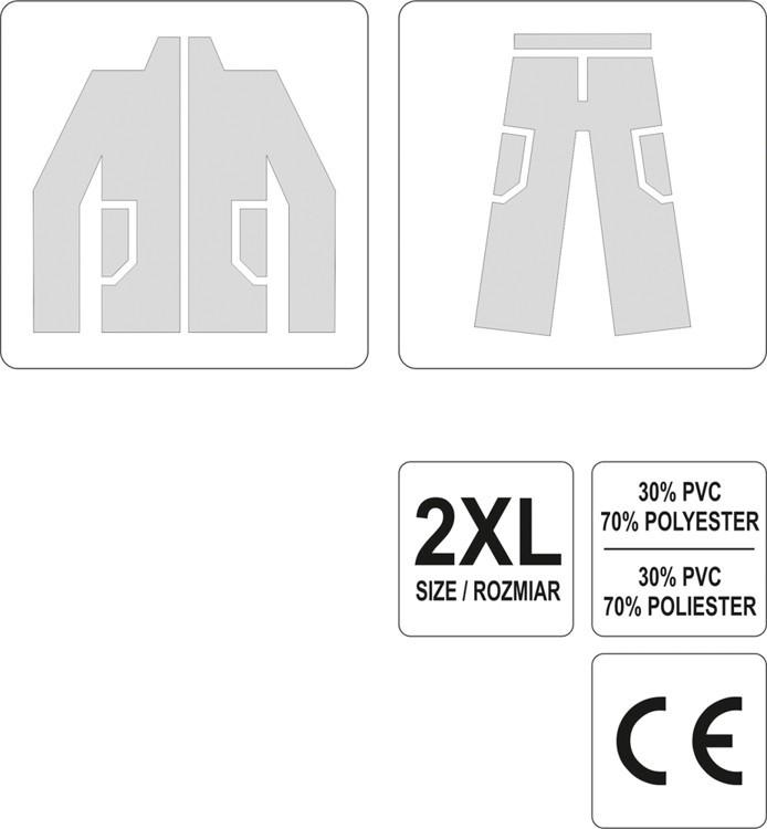CAMO RAIN SET SIZE XXL 74647 VOREL