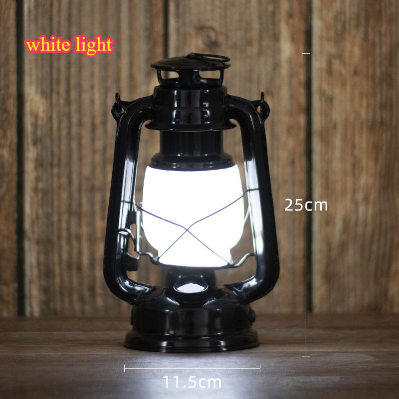 Led Rechargeable Bar Table Lamp Outdoor Camping Camping Lamp Camp Tent Portable Retro Horse Lamp Flame Lamp