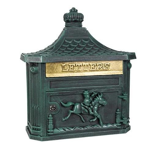Antique Letterbox Outdoor Street Home Mailbox for Newspaper Post Mail Letter Box Case Courtyard Decoration Vintage Mailboxes