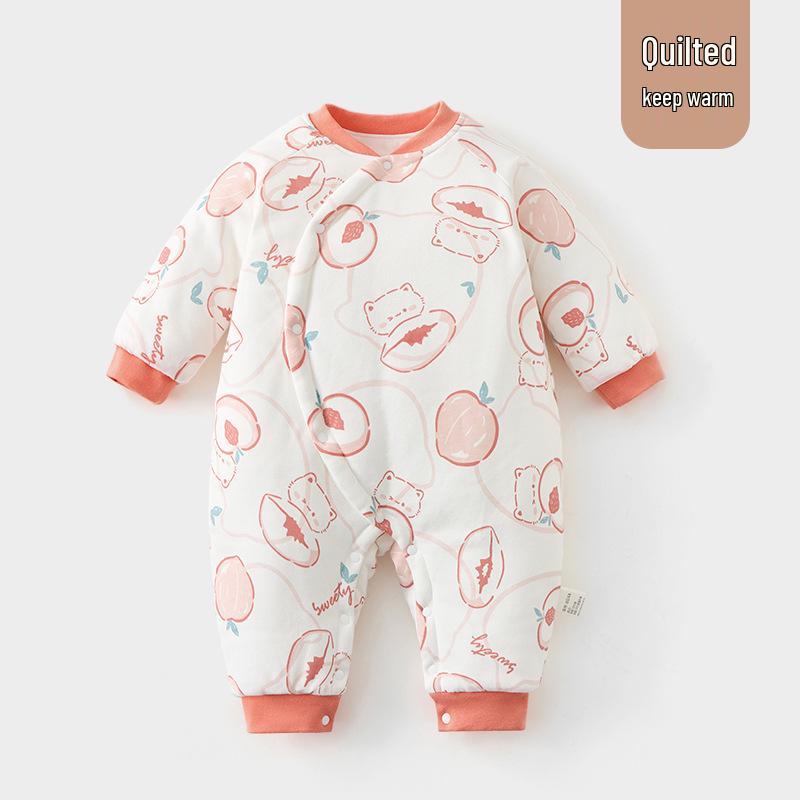 Newborn Winter Padded Romper - Extra Warm 120g Cotton for Outdoor