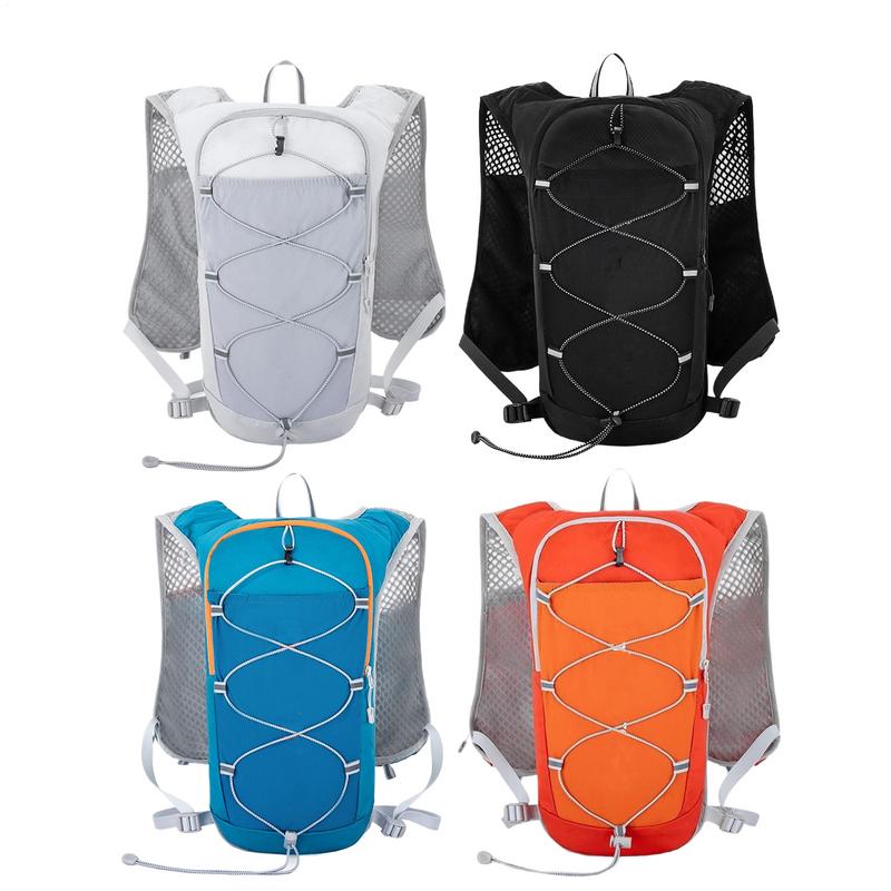 Outdoor Reflective Running Backpack Breathable Women Men Running Race Hydration Vest Running Bag for Bicycle Marathon