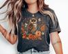 Owl Bird Cottagecore Shirt, Wildflower TShirt, Nature Flower T-Shirt, Goblincore Granola Girl Boho Botanical Shirt, Green Witch Autumn