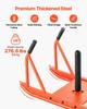 Weight Sled, Steel Power Sled, Fitness Strength Training Sleds for Athletic Exercise Speed Improvement, Workout Fitness Equipment with Handle,
