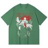 230 Gsm 100% Cotton Gachiakuta V6 Riyo Black Print Unisex Heavy Cotton T Shirt