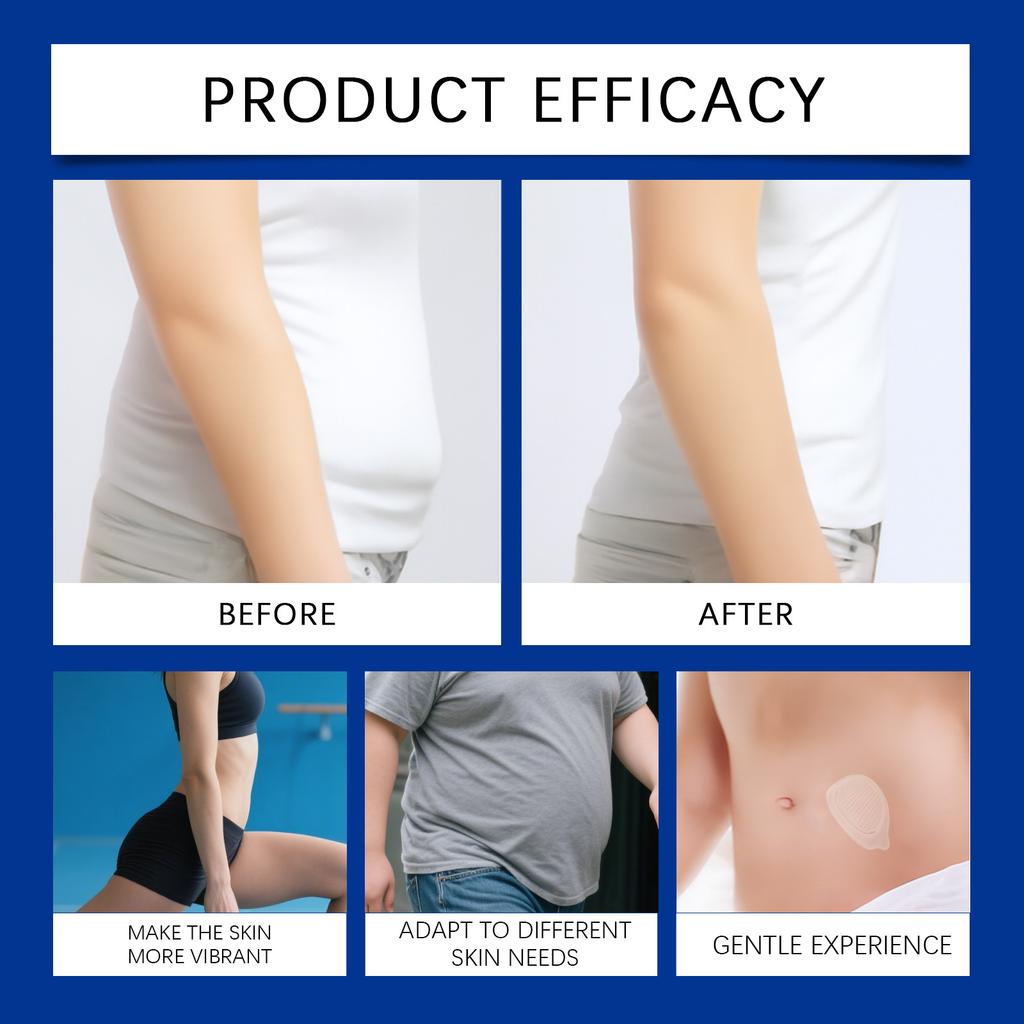 The Slimming Nano-microneedle Patch Reduces And Maintains A Figure Curve. The Healthy Patch Adheres To The Skin.