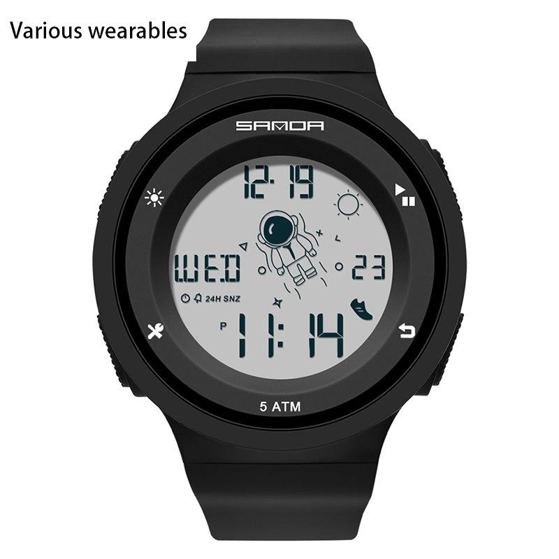 Multifunctional Glow-in-the-dark Waterproof Outdoor Mountaineering Digital Watch Diving Watch