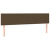 Vidaxl Continental Bed with Mattress, Brown, Fabric, 180X200 Cm