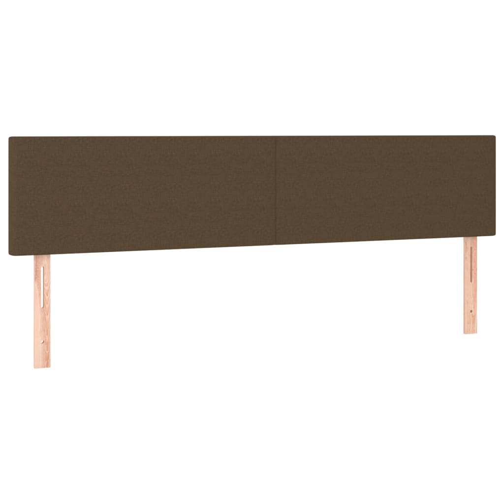 Vidaxl Continental Bed with Mattress, Brown, Fabric, 180X200 Cm