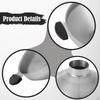 Stainless Steel Canning Funnel Wide Mouth Jar with Handle for Grains Cooking Transferring
