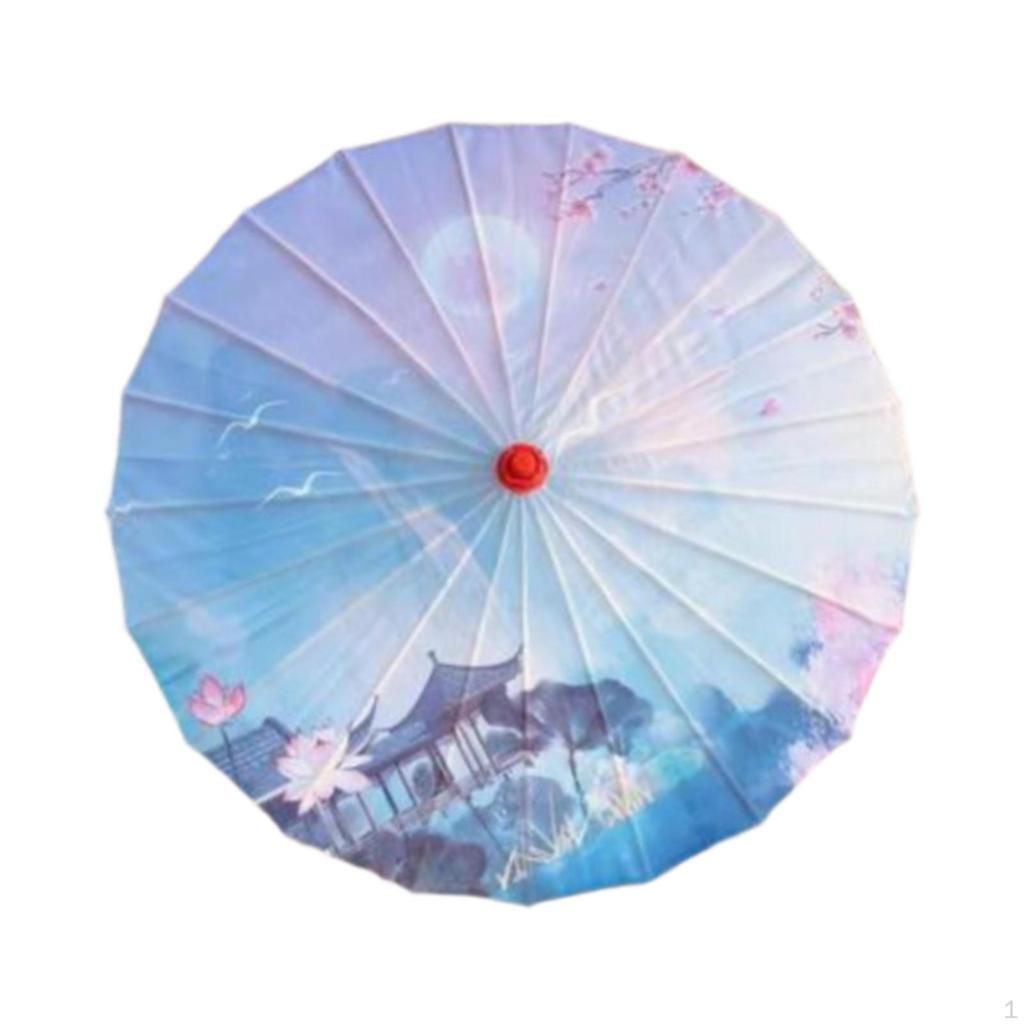 Chinese Oil Paper Umbrella, Handmade Decorative Umbrella for Japanese Classical Dance,