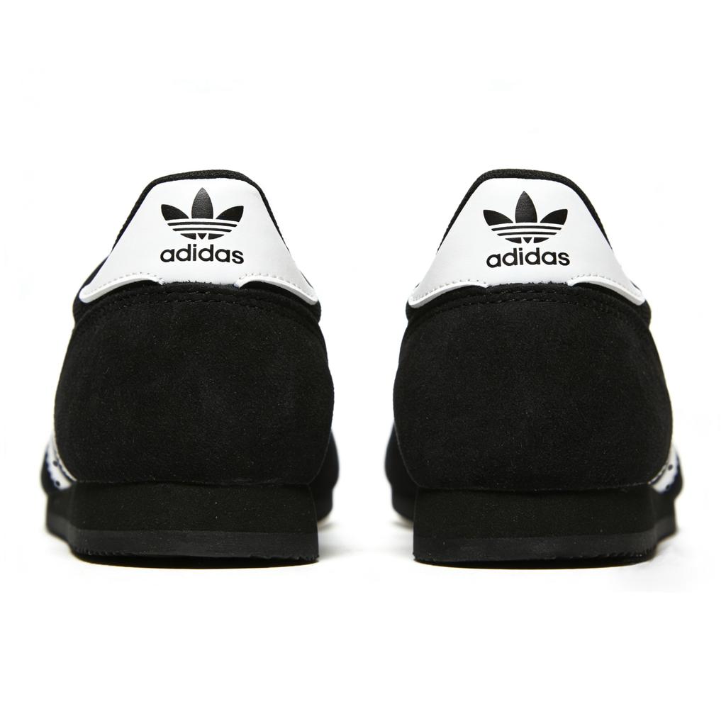 adidas Originals R71 Tessuto a Grana di Fotone, Pelle Sintetica Resistente all'Abrasione Scarpe Casual Basse Unisex Nero Bianco IH1324(Team293-)