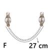 1 Pair Sexy Nipple Clamps Labia Clips With Chain Clip Sm Fetish Bust Massager Stimulate Sex Toy Flirt Bondage Exotic