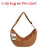 Small Faux Suede Animal Print Bag With Zipper Closure For Casual Daily Use