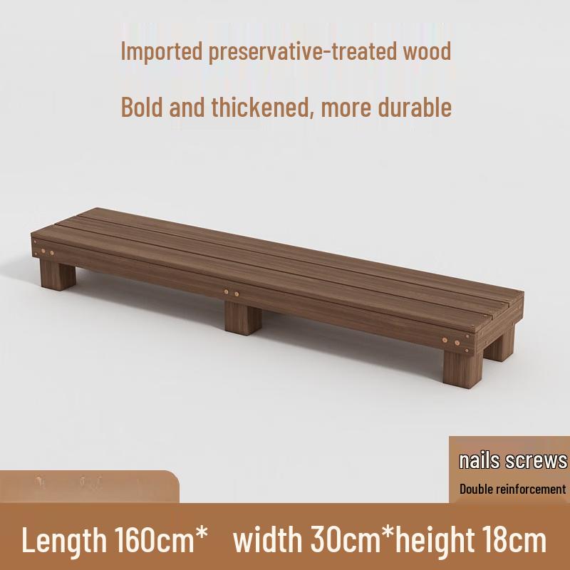 Yuzhuxun HC Outdoor Solid Wood Tiered Flower Stand