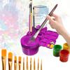 Upgraded Water Circulation Lazy Paintbrush Cleaner Pen Holder Design Brush Cleaner  Painting Tools