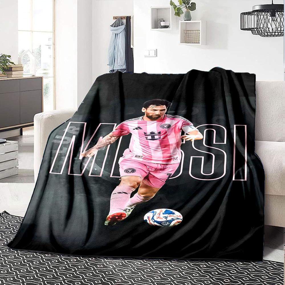 Moisai Pink Jersey Blanket Ultra-Soft Great for Picnics Chair Office for All Seasons Stylish Decor Best Holiday Gift for Friends Family