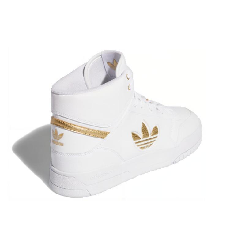 adidas originals Drop Step White Gold Metallic Sneakers FW2040