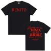 2026 Sommer Mode Trendiges T-Shirt Bad Bunny Baile Inolvidable Buchstaben Print T-Shirt Herren Damen Mode Hip Hop Vintage T-Shirts Y2K