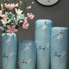 Large Retro Ceramic Floor Vase for Creative Dried Flower Arrangements In Living Room