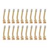 20PCS Tire Valve Stem Copper Excellent Sealing Capacity Rust Prevention For Truck Trailer RV Weeder V3 20 5