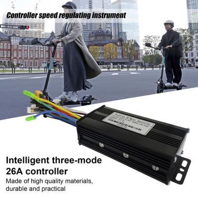 24/36/48V 500/750W 26A Kontroler roweru elektrycznego 3 tryby Regulowany elektryczny skuter rowerowy bezszczotkowy silnik prędkości Kontroler akcesoria do rowerów elektrycznych