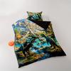 3D Dinosaur Print Duvet Cover Set Zipper Closure-100% Polyester Breathable Bedding Set All-Season Animal Theme Bedroom Decor