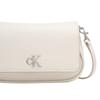 Calvin Klein Ss25 Metal Letter Chain Shoulder Bag Women Shoulder Bag Milk-White 4K3034G-67U